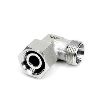 Kolanko hydrauliczne metryczne AB M18x1.5 12L  Waryński-100247