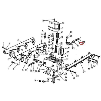 Podkładka dźwigienki zaworowej 950518 C-360/Zetor-1017