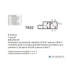 Rozdzielacz (elektrozawór) DS3-TA02/11N-D12 12V DC (cewka x 1) Heavy 350bar. 100l/min Duplomatic-102051