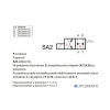 Rozdzielacz (elektrozawór) DS3-SA2/11N-D12 12V DC (cewka x 1) Heavy 350bar. 100l/min Duplomatic-102055