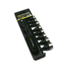 Zestaw L nasadek 3/8 15 16 17 18 19 20 22 24 mm z grzechotką Waryński-102191