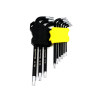 Zestaw kluczy przedłużonych TORX  T10-T50 ze stali S2 9el w uchwycie Waryński-102640