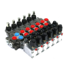 Rozdzielacz hydrauliczny (50 l/m) 6 sekcji, ostatnia sekcja otwarta .ster. ręczno elektryczno-pneumatyczny 24 DC-102753