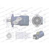 Silnik hydrauliczny orbitalny (stosowany do owijarek) wzmacniany WMR-S 200 cm3/obr (175 bar / max.200 bar) Waryński-102