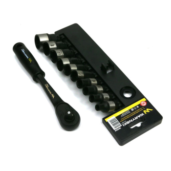 Zestaw L nasadek 1/2 z grzechotką   8 10 12 13 17 18 20 22 24 27  mm 11 el Waryński-102201