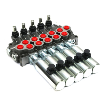 Rozdzielacz hydrauliczny (80 l/m) 5 sekc.ster. Ręczno elektryczne 12 DC-102762