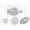 Zespół sprzęgający rozrusznika JOHN DEERE typu Magneton 9142745 Blue Line EXPOM KWIDZYN-103929