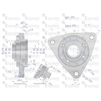 Głowica rozrusznika MTZ LTZ typu Magneton 9142980 Blue Line EXPOM KWIDZYN-103833