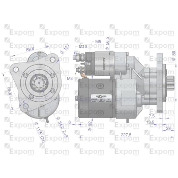 Rozrusznik z reduktorem typu Magneton Deutz Fendt 9142802 Blue Line EXPOM KWIDZYN-103869