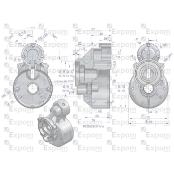 Obudowa przekładni rozrusznika typu Magneton 9142722 Blue Line EXPOM KWIDZYN-103895