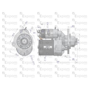 Rozrusznik z reduktorem typu Magneton C-330/C-360/Zetor 9142722 Blue Line EXPOM KWIDZYN eu-103959