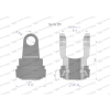 Widłak z pierścieniem 1 3/8 Z6- 23.8X61.3 Seria 2R CE2020 Waryński W21920505B W21920507B WR217201-104219