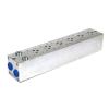 Płyta NG6 cetop3 6-sekcyjna (z zaworem przelewowym 50-380 bar) do elektrozaworów DL3 i DS3-104529