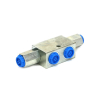 Zawór zwrotny bliźniaczy sterowany VBPDE 3/8" - 380bar - 35l/min - (zamek hydrauliczny)