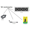Panel z trzema joystickami 4-pozycyjnymi. 12VDC-104629