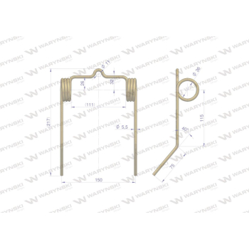 Palec motowideł New Holland Clayson 804334150 Waryński-104068
