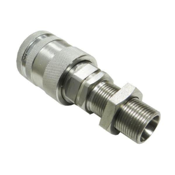 Szybkozłącze hydrauliczne gniazdo long M22x1.5 gwint zewnętrzny EURO PUSH-PULL (9100822GL) (ISO 7241-A) Waryński (op
