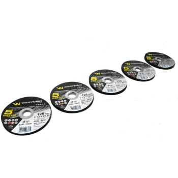 Tarcza do cięcia metalu 125 x1.0 x22.23 mm wielopak Waryński-104500