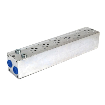 Płyta NG6 cetop3 6-sekcyjna (z zaworem przelewowym 50-380 bar) do elektrozaworów DL3 i DS3-104529