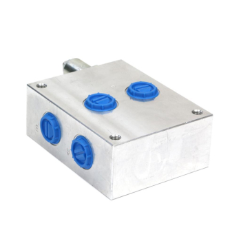 Płyta NG10 cetop 5- 1 sekcyjna (z zaworem przelewowym 50-380 bar) do elektrozaworów DL5-104536