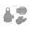 Sprzęgło na kołek wału Seria 7R 2700Nm - 30x106 - 1 3/8 Z6 WARYŃSKI-105847
