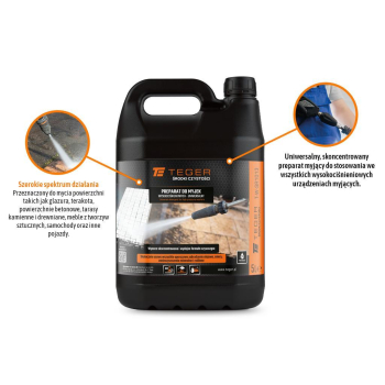 Preparat do myjek wysokociśnieniowych - uniwersalny 5l / TEGER-105294
