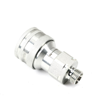 Szybkozłącze hydrauliczne gniazdo M16x1.5 gwint zewnętrzny EURO (ISO 7241-A) z eliminatorem ciśnienia Waryński-1059