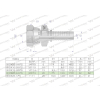 Zakucie hydrauliczne DK DN20 3/4