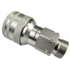 Szybkozłącze hydrauliczne gniazdo M22x1.5 gwint zewnętrzny EURO (9100822G) (ISO 7241-A) Waryński-10724