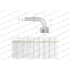 Zakucie hydrauliczne ORFS90 DN06 11/16