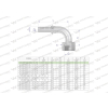 Zakucie hydrauliczne ORFS90 DN06 9/16