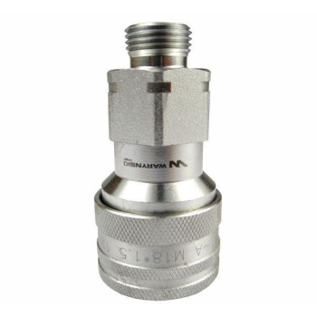 Szybkozłącze hydrauliczne gniazdo M18x1.5 gwint zewnętrzny EURO (9100818G) (ISO 7241-A) Waryński