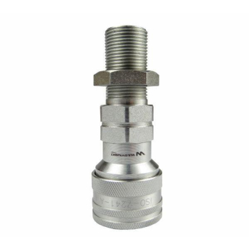 Szybkozłącze hydrauliczne gniazdo long M22x1.5 gwint zewnętrzny EURO (9100822GL) (ISO 7241-A) Waryński-10731