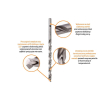 Wiertło do metalu HSS  8.0 mm / TEGER-108216