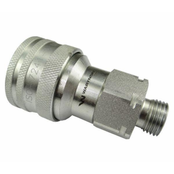 Szybkozłącze hydrauliczne gniazdo M16x1.5 gwint zewnętrzny EURO (9100816G) (ISO 7241-A) Waryński-10858