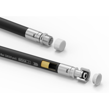 Przewód hydrauliczny gładki z uszczelnieniem - gwint M18x1.5 proste L-1140mm DN10-1SN (AB-10-1140; P11P21)  Bizon (504
