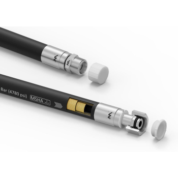 Przewód hydrauliczny gładki z uszczelnieniem - 330 bar gwint M18x1.5 proste L-980mm DN10-2SN 5050871801 Bizon (AB-10-9