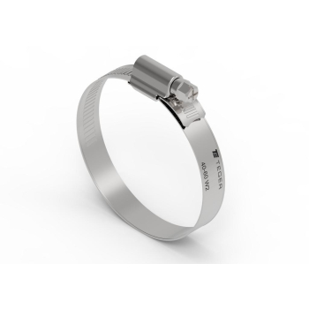 Opaska zaciskowa wzmocniona 40-60 ślimakowa  szerkość 12mm TEGER
