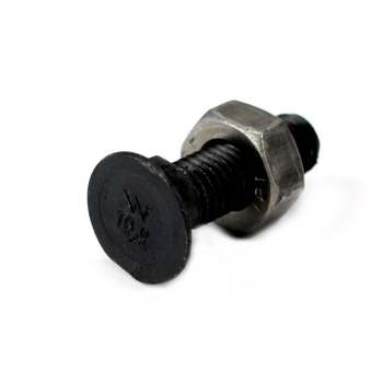 Śruba kpl. płużna dwunoskowa większy łeb M12x30 mm kl.12.9 Waryński