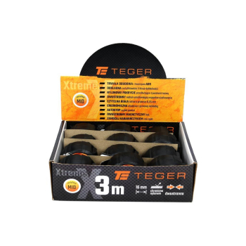 Miara stalowa dwustronna rozwijana 3m 16mm TEGER-110111