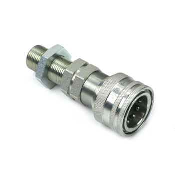 Szybkozłącze hydrauliczne gniazdo z eliminatorem ciśnienia long M22x1.5 gwint zewnętrzny EURO (9100822GL) (ISO 7241-
