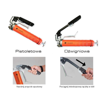 Smarownica ręczna dual system TEGER-111076