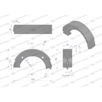 Szczęka hamulcowa 04380577  DEUTZ Waryński-111236