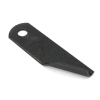 Nóż obrotowy rozdrabniacz słomy sieczkarnia podgięty 173x50x4.5mm otwór 18 zastosowanie 87031976 New Holland WARYŃSKI