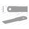 Nóż obrotowy rozdrabniacz słomy sieczkarnia uzębiony 173x50x4.5mm otwór 20 zastosowanie 84068444 New Holland WARYŃ