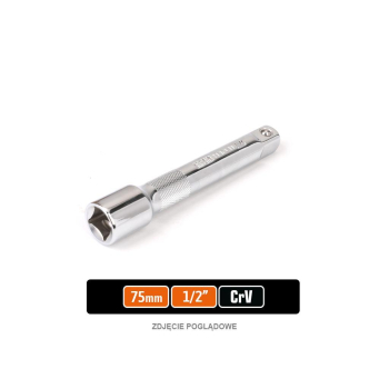 Przedłużka do nasadek 1/2" 75 mm, CR-V, Teger