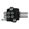 Rozdzielacz hydrauliczny 2-sekcyjny 80L sterowany joystickiem na linkę VOIMA-113546