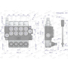 Rozdzielacz hydrauliczny 4-sekcyjny 40L VOIMA-113668
