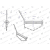 Sworzeń zaczepu z wygiętym uchwytem 28x175 TEGER-114546