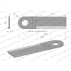 Nóż przystawki do kukurydzy napawany 233x60x6 otwór 30mm zastosowanie New Holland 84496574 47731406 WARYŃSKI-114645